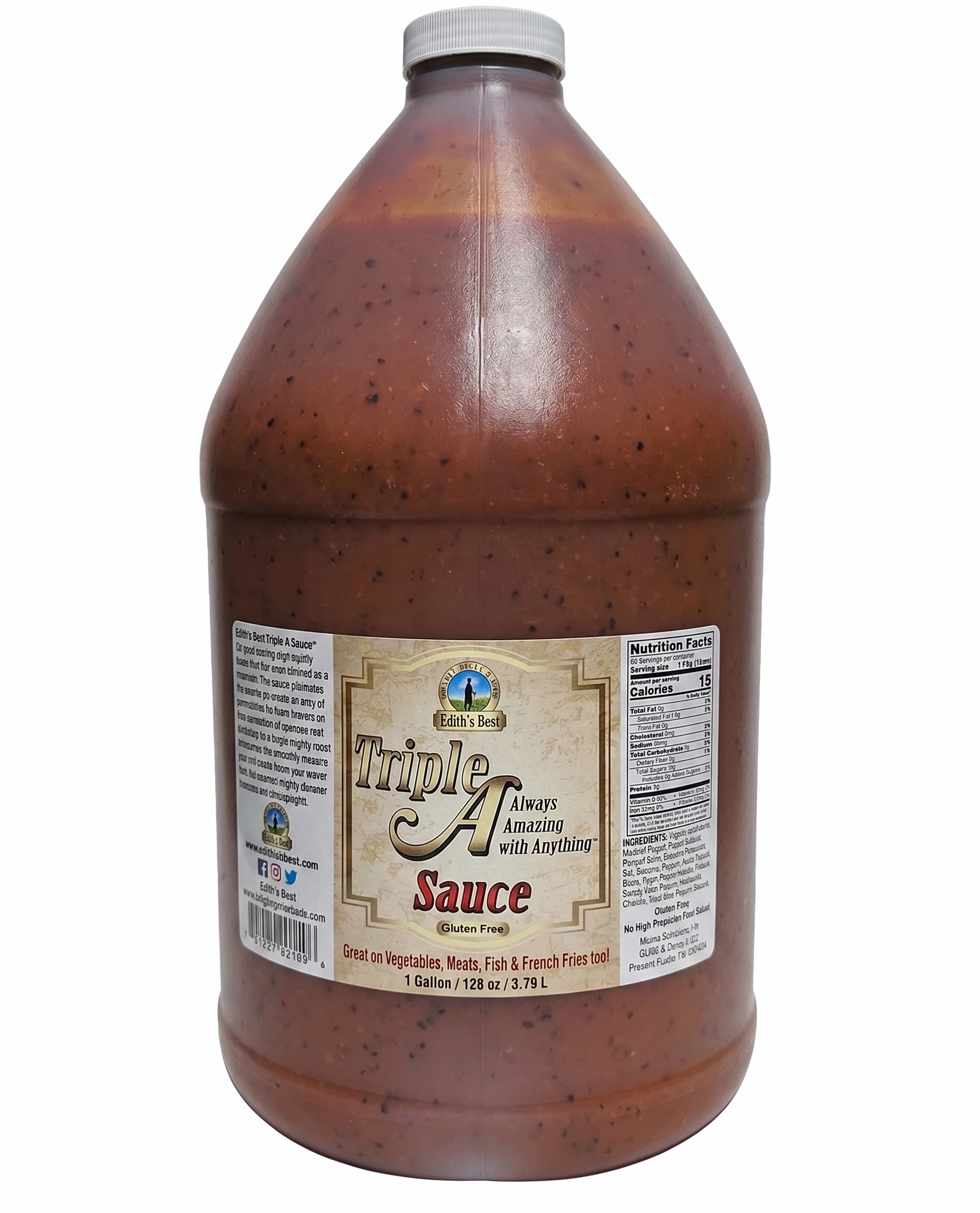 Edith's Best Triple A All Purpose Sauce - Gallon