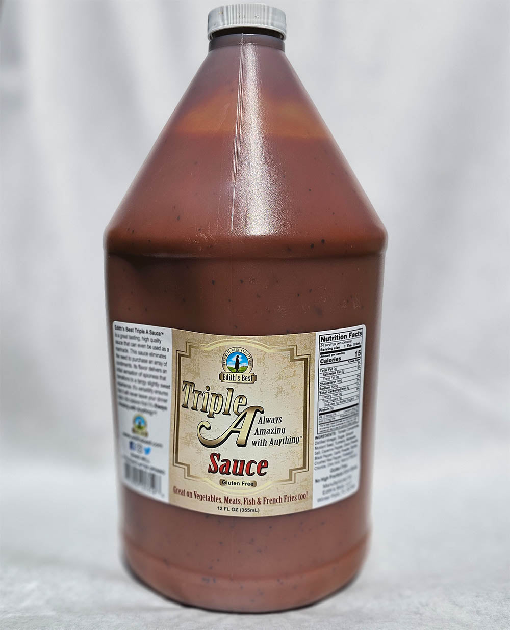 Edith's Best Triple A All Purpose Sauce - Half Gallon